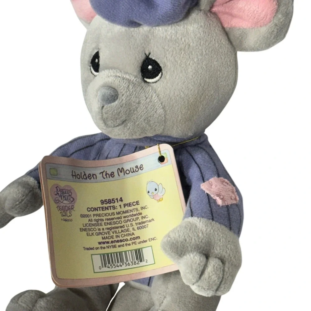 Precious Moments Tender Tails Holden The‎ Mouse Plush Toy